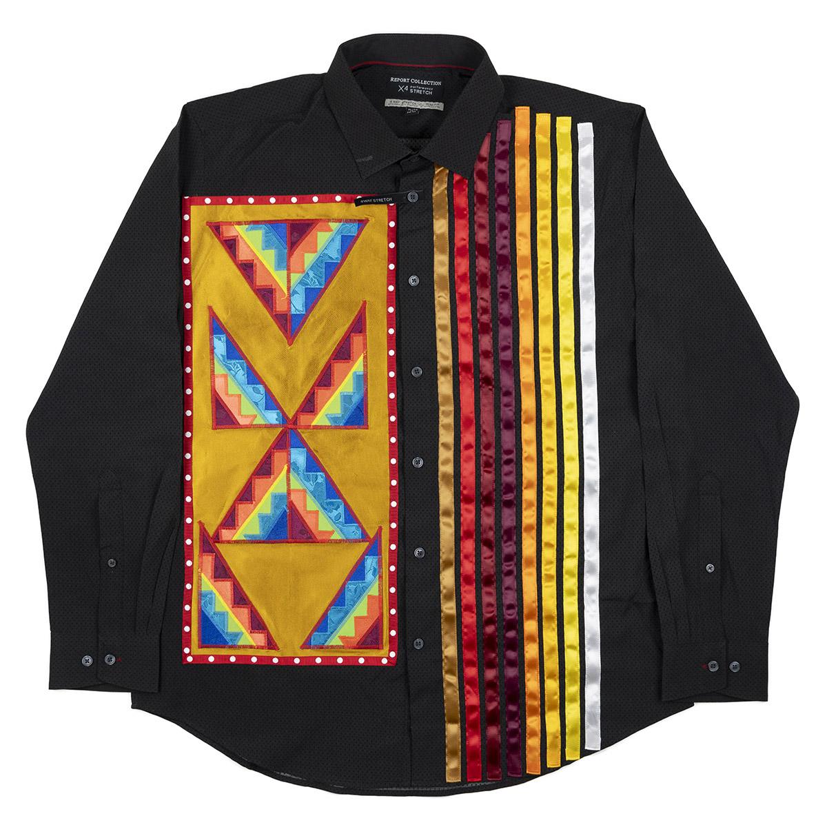 Handmade Men's Ribbon Shirt (Angelin Gadwa) | University of